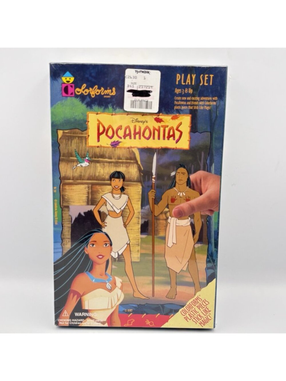 Vintage Disney Pocahontas Colorforms Play Set #791 Sealed 1995 Animated Theme